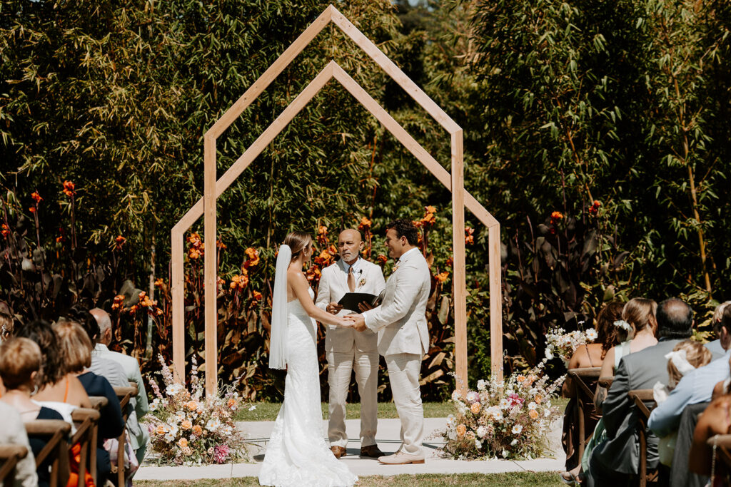 Wedding Ceremony in Santa Cruz, The Brothers Ranch Wedding, Santa Cruz Wedding Photographer,