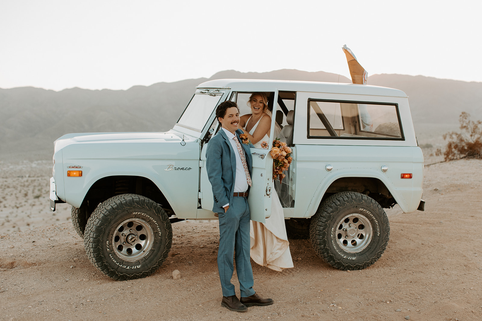 Desert Wedding, Anza Borrego Wedding Photographer, So cal Wedding Photographer, Bronco Wedding, Wedding adventure,