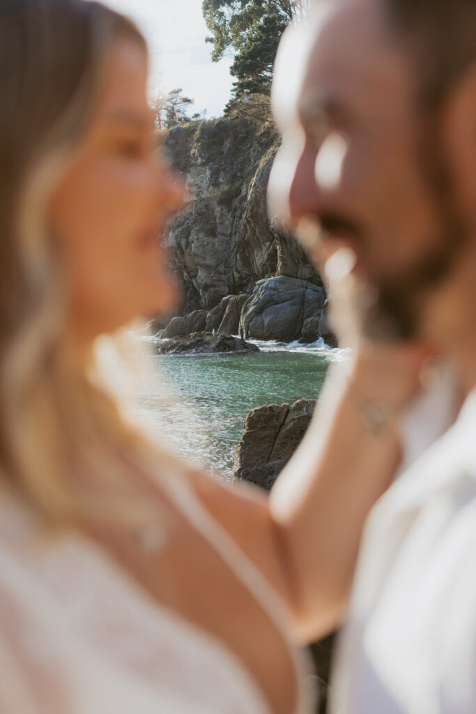 Romantic California coast engagement photo at Bodega Bay beach, Bay Engagement Session, Central Coast Engagement Photographer, Wedding Photographer in Central California, Seaside Engagement Session 