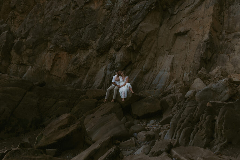 Romantic California coast engagement photo at Bodega Bay beach, Bay Engagement Session, Central Coast Engagement Photographer, Wedding Photographer in Central California, Seaside Engagement Session 