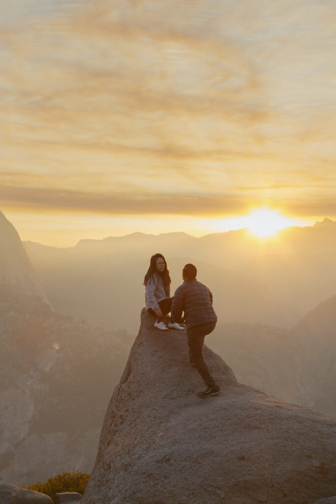 Yosemite Proposal Photographer, Glacier point Proposal, Sunrise Proposal, Where to Propose in Yosemite, Proposal Photographer, 