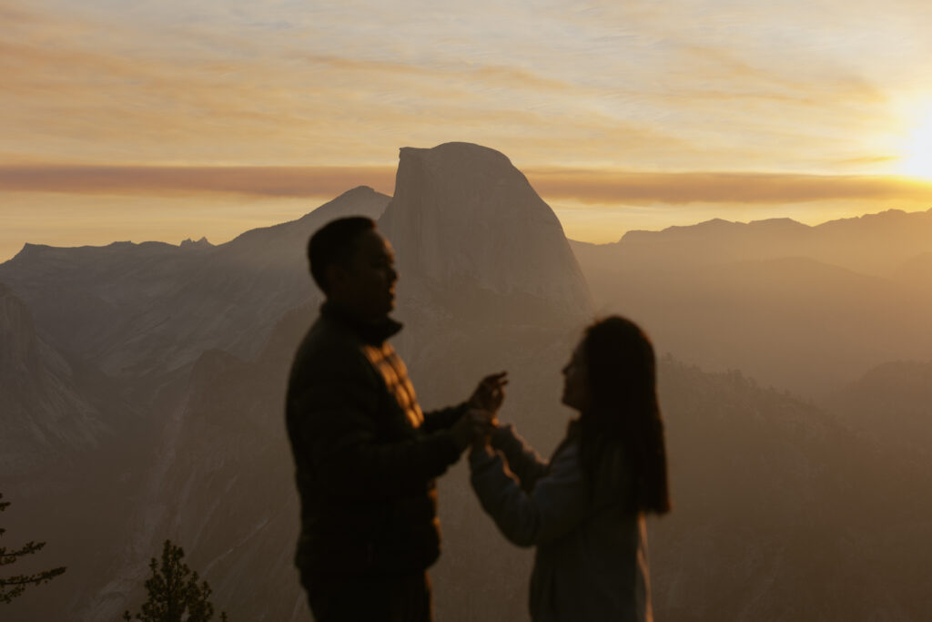 Yosemite Proposal Photographer, Glacier point Proposal, Sunrise Proposal, Where to Propose in Yosemite, Proposal Photographer, 