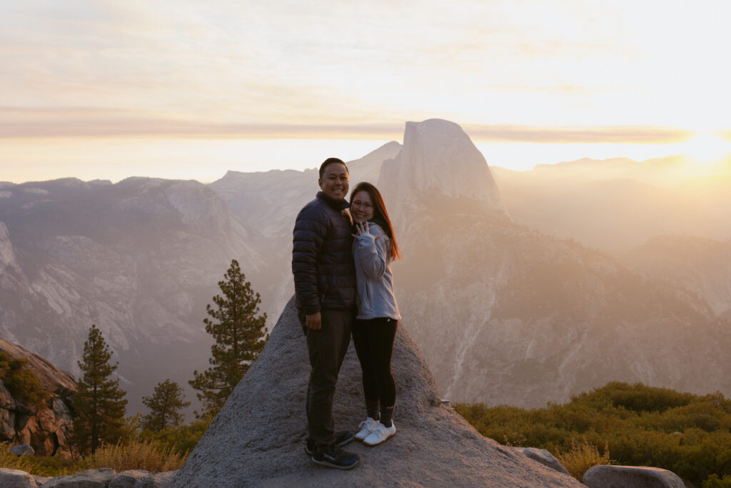Yosemite Proposal Photographer, Glacier point Proposal, Sunrise Proposal, Where to Propose in Yosemite, Proposal Photographer, 