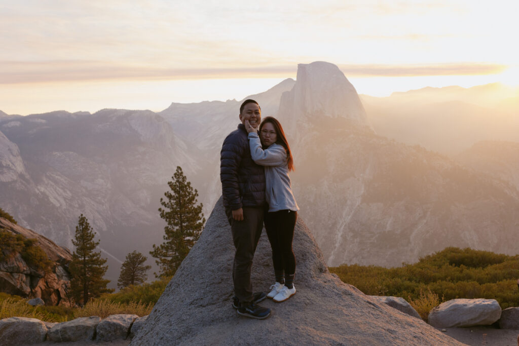 Yosemite Proposal Photographer, Glacier point Proposal, Sunrise Proposal, Where to Propose in Yosemite, Proposal Photographer, 