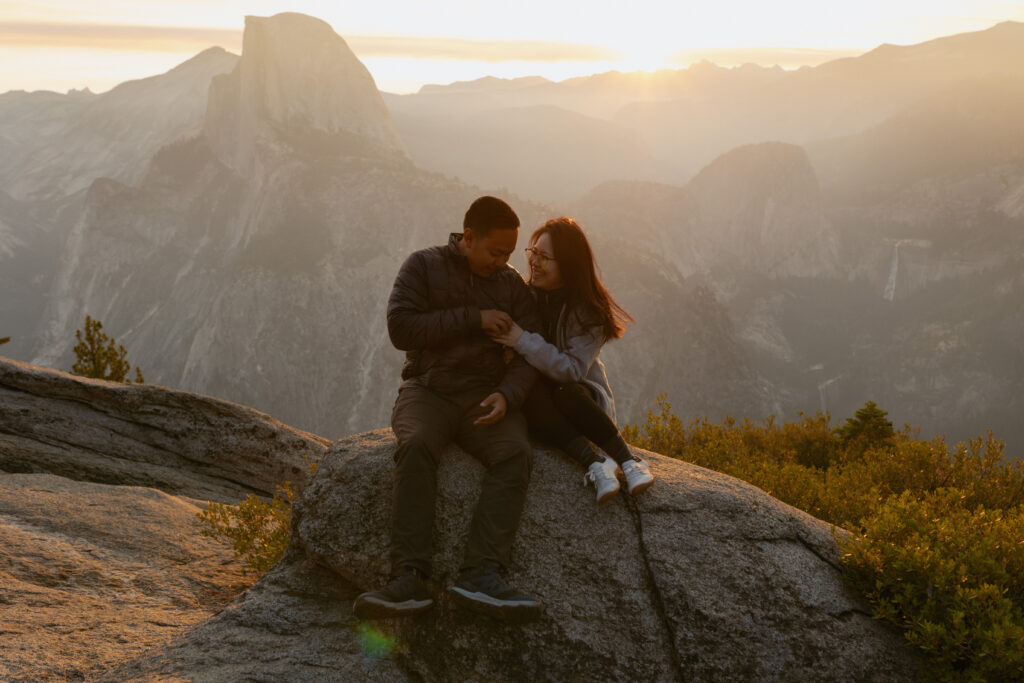 Yosemite Proposal Photographer, Glacier point Proposal, Sunrise Proposal, Where to Propose in Yosemite, Proposal Photographer, Yosemite Photographer 