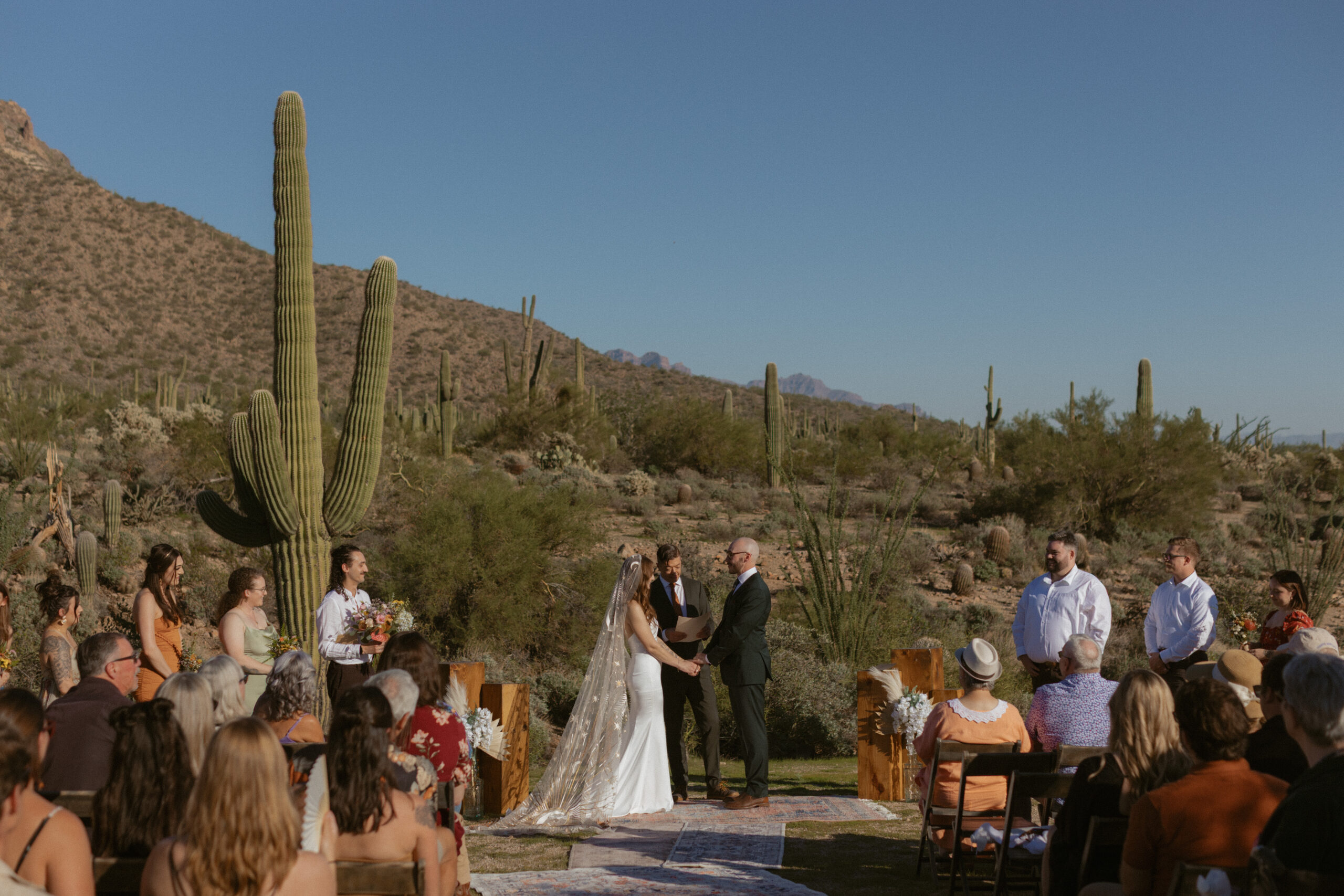 Just got Engaged, whats next? Couple Has wedding Ceremony in the desert of Arizona.