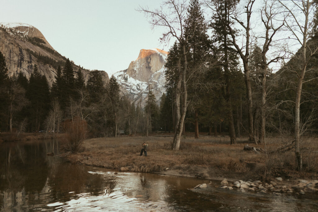 A surprise proposal In Yosemite national Park, A Yosemite Photographer Helps couple plan a surprise Proposal at Cooks Meadow, Yosemite Proposal Photographer,