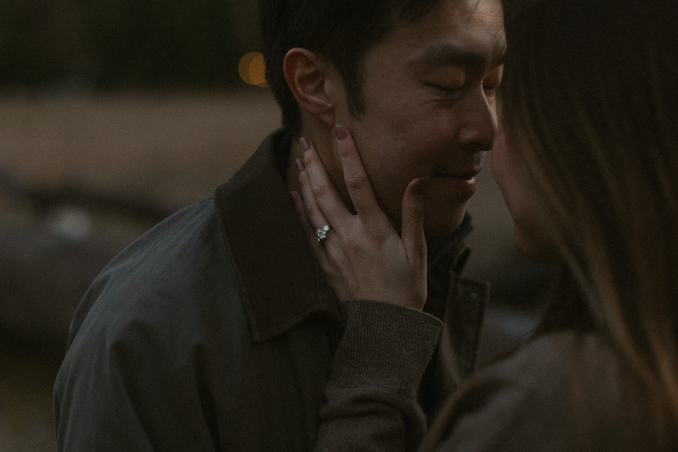 A Yosemite Proposal Photographer Captures surprise Proposal at cooks meadow in Yosemite National Park
