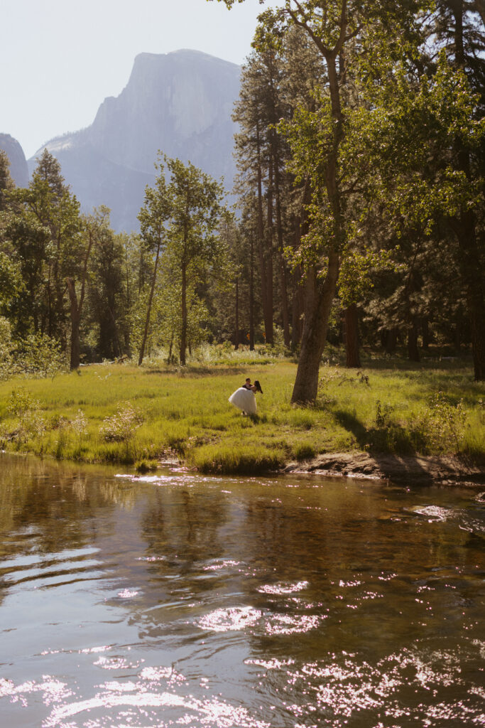 Couples California Elopement Day in Yosemite National Park 