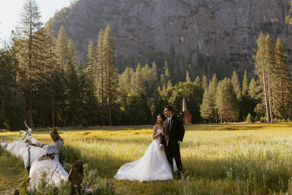 California Elopement Photographer Takes photos of couple on Their Yosemite Elopement day.
