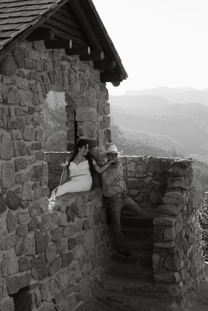 A national Park Proposal morning at Glacier Point 